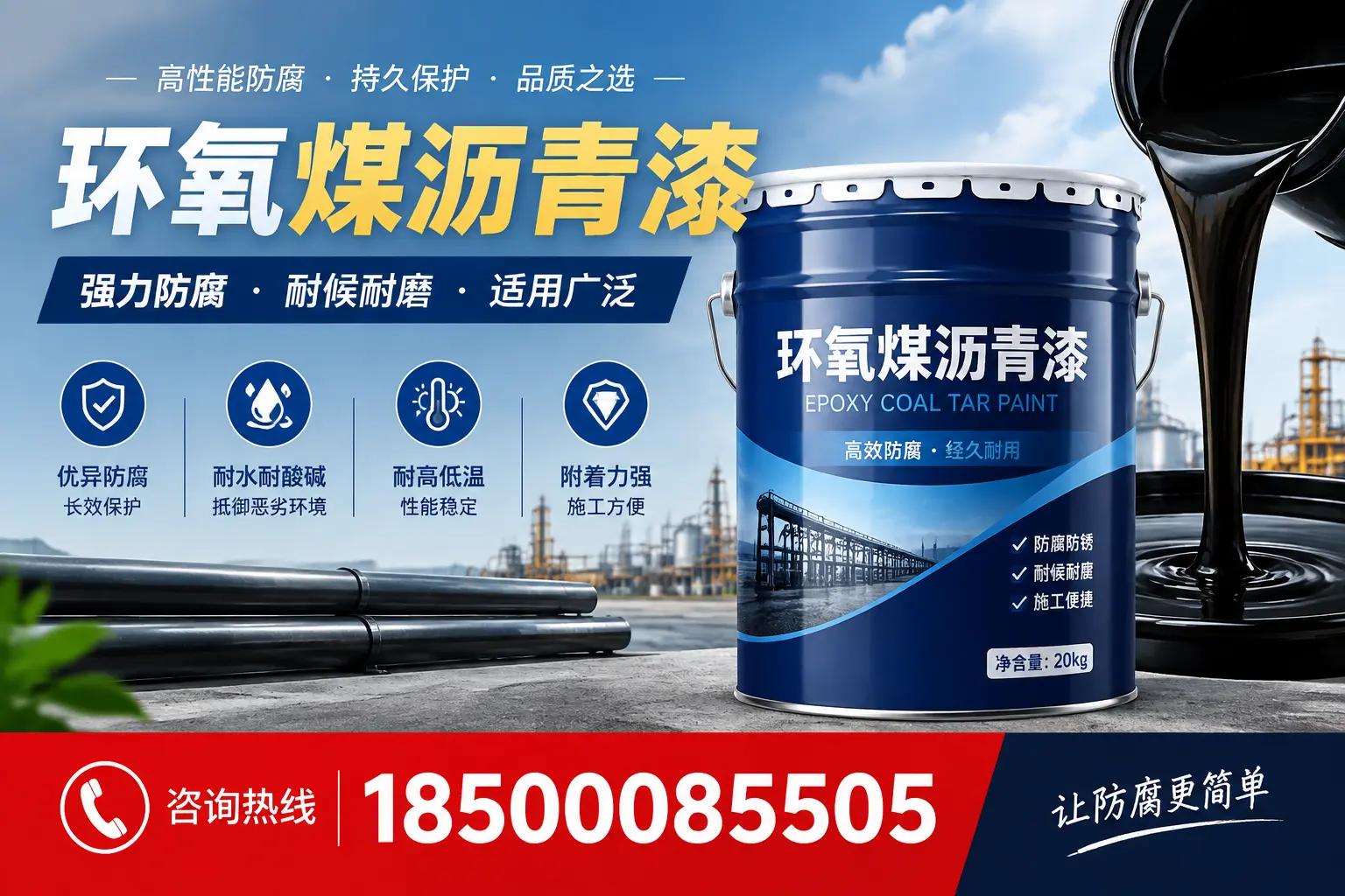 环氧煤沥青漆在不同气候条件下的表现分析，鄂尔多斯适用性
